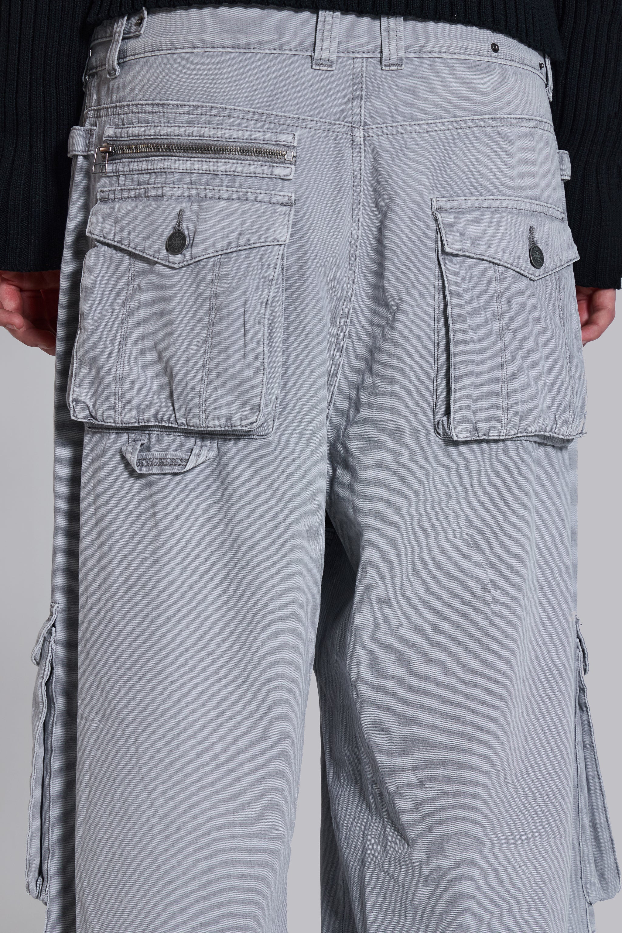 Washed Grey Decoy Cargos