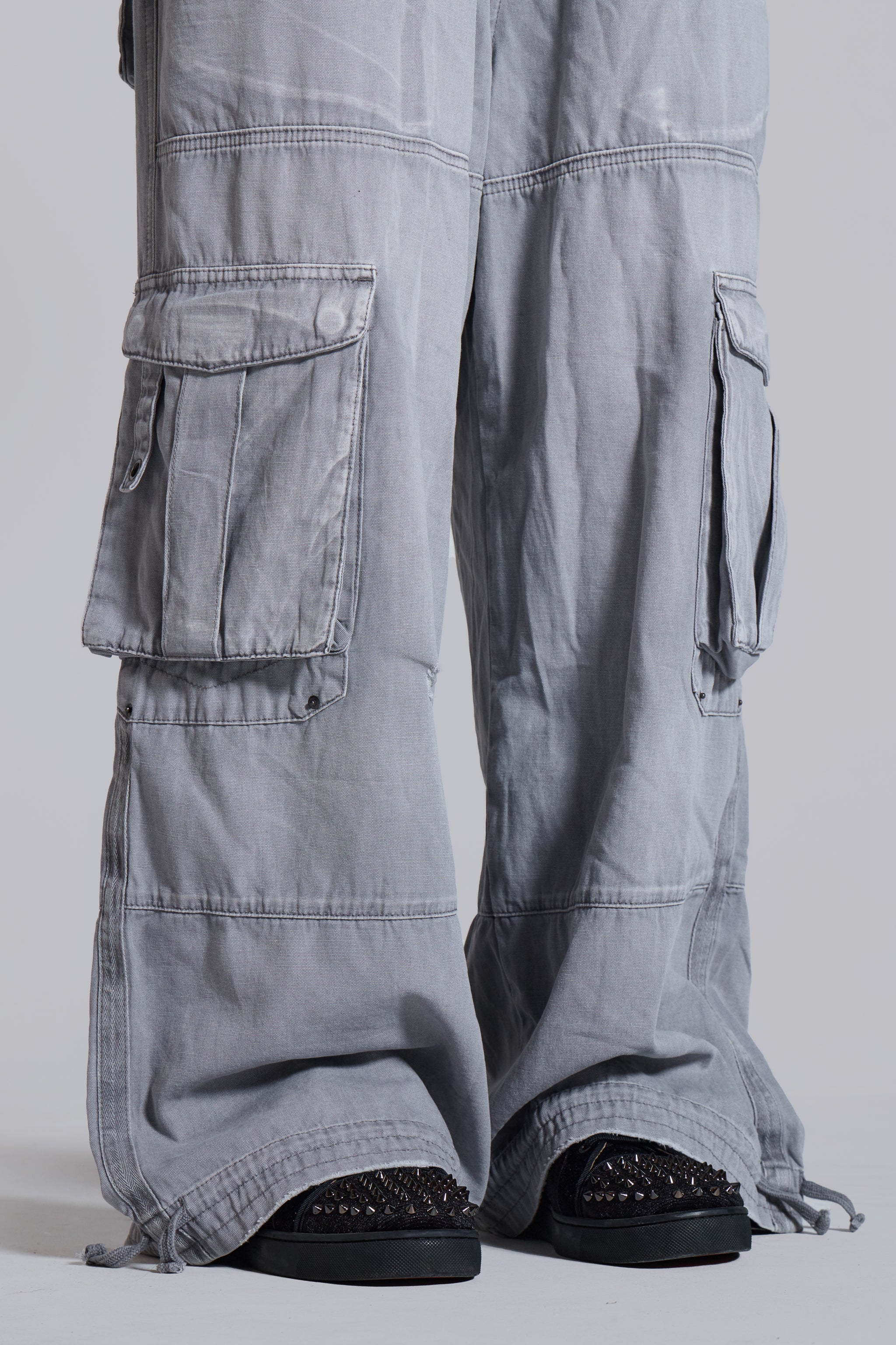 Washed Grey Decoy Cargos