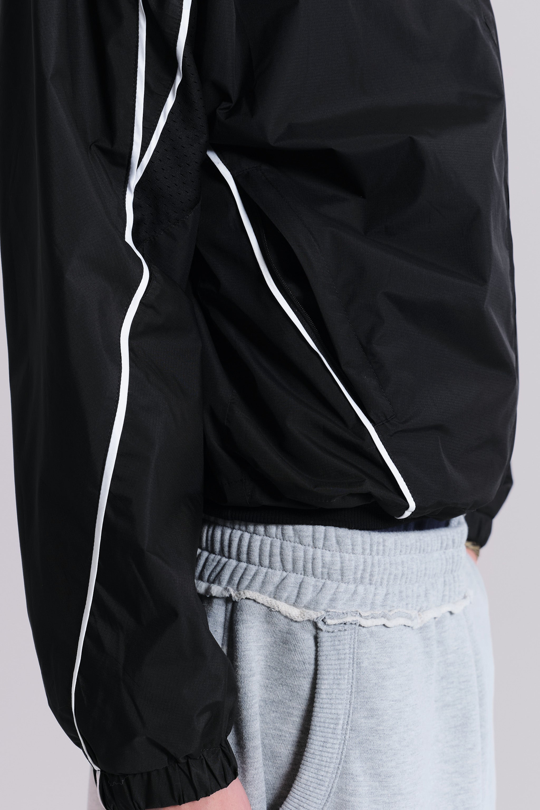 Black Vapor Tracksuit Top