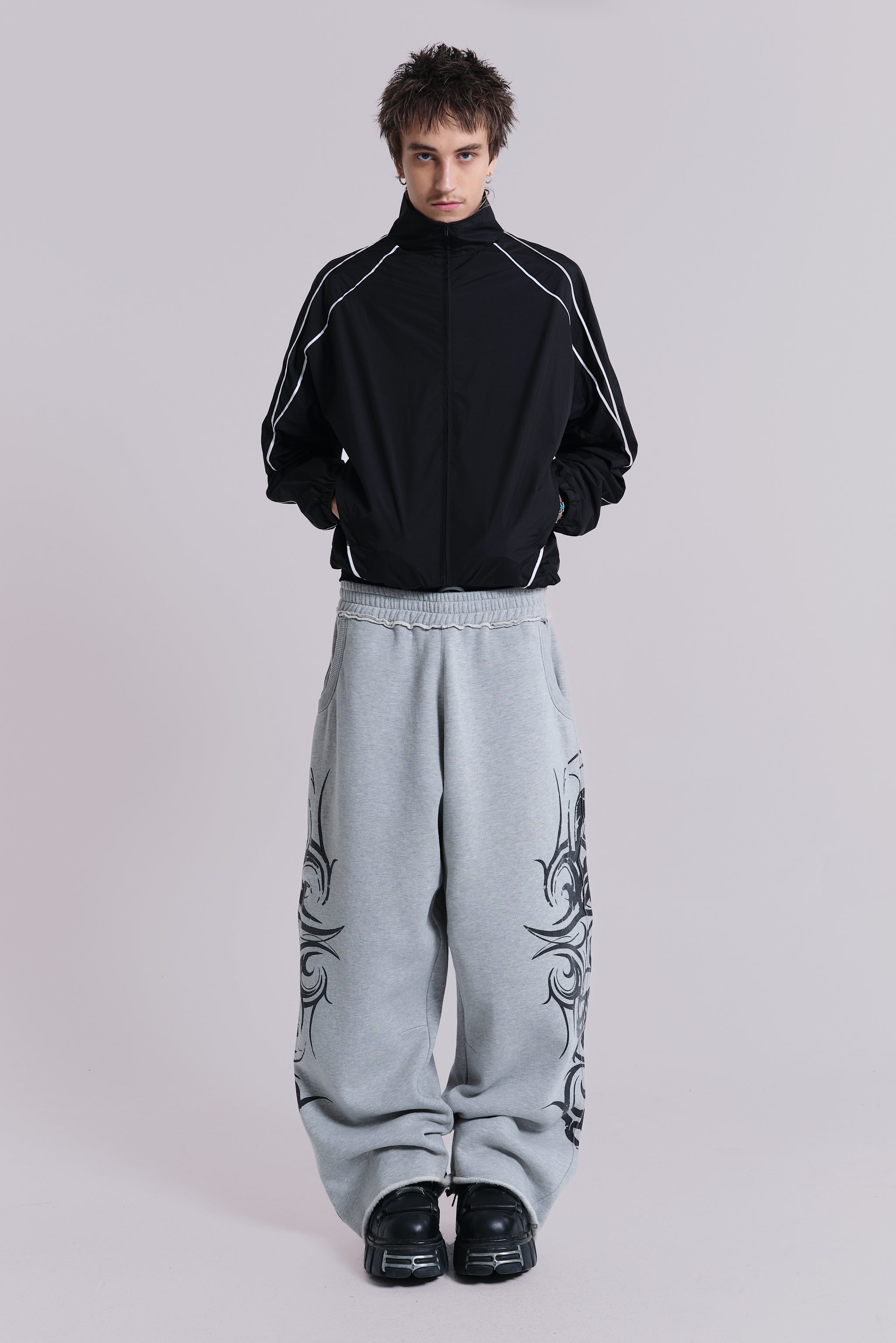 Black Vapor Tracksuit Top