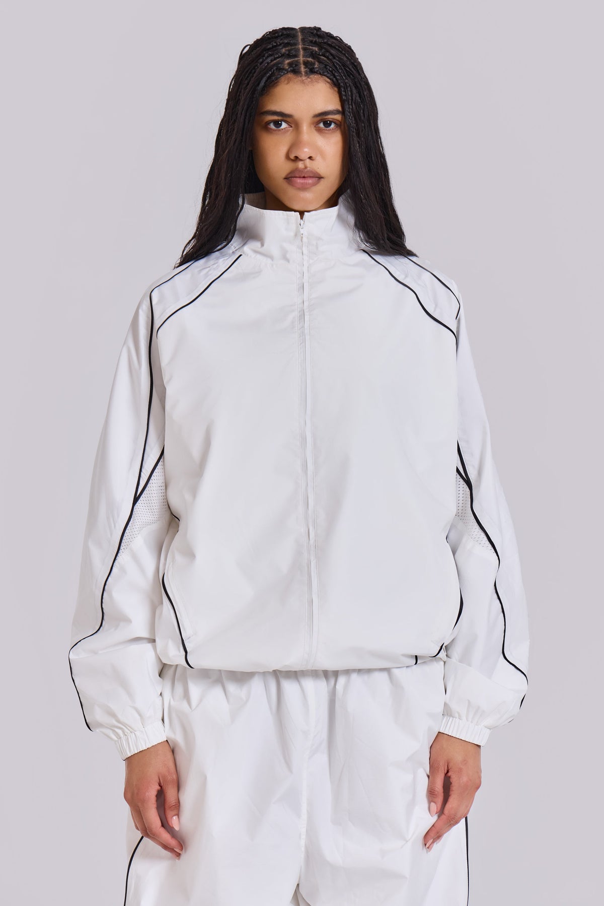 White Vapor Tracksuit Top