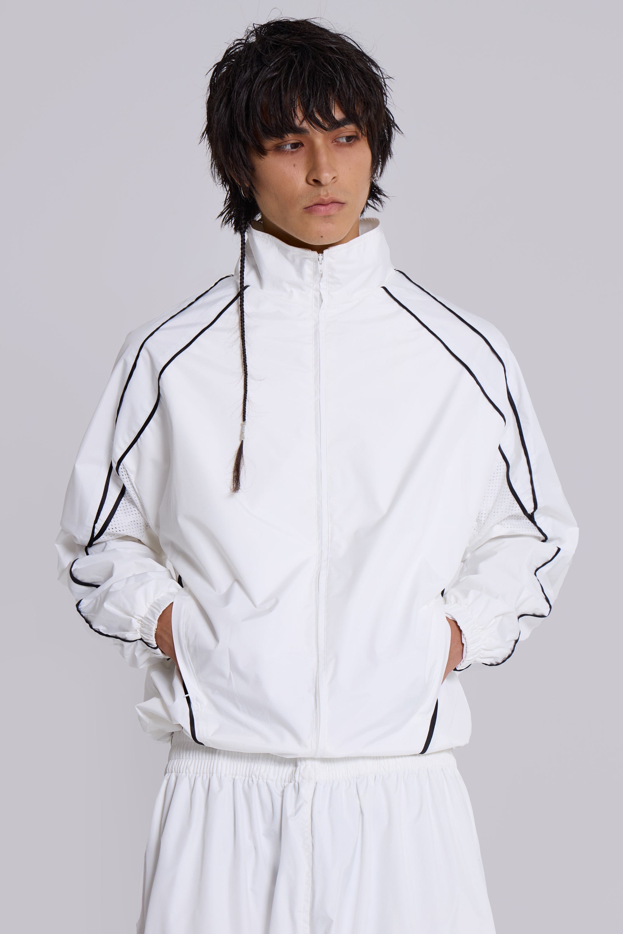 White Vapor Tracksuit Top
