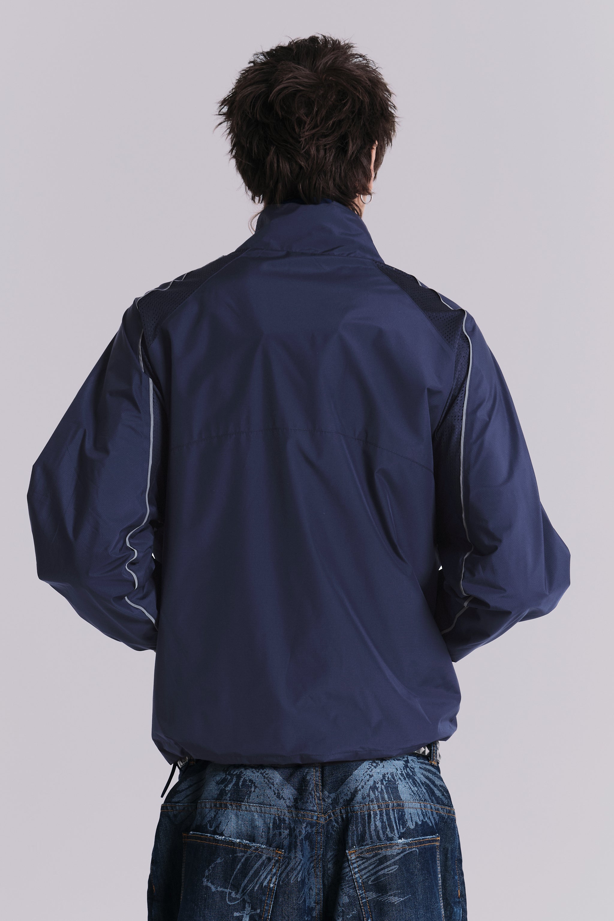 Navy Vapor Tracksuit Top