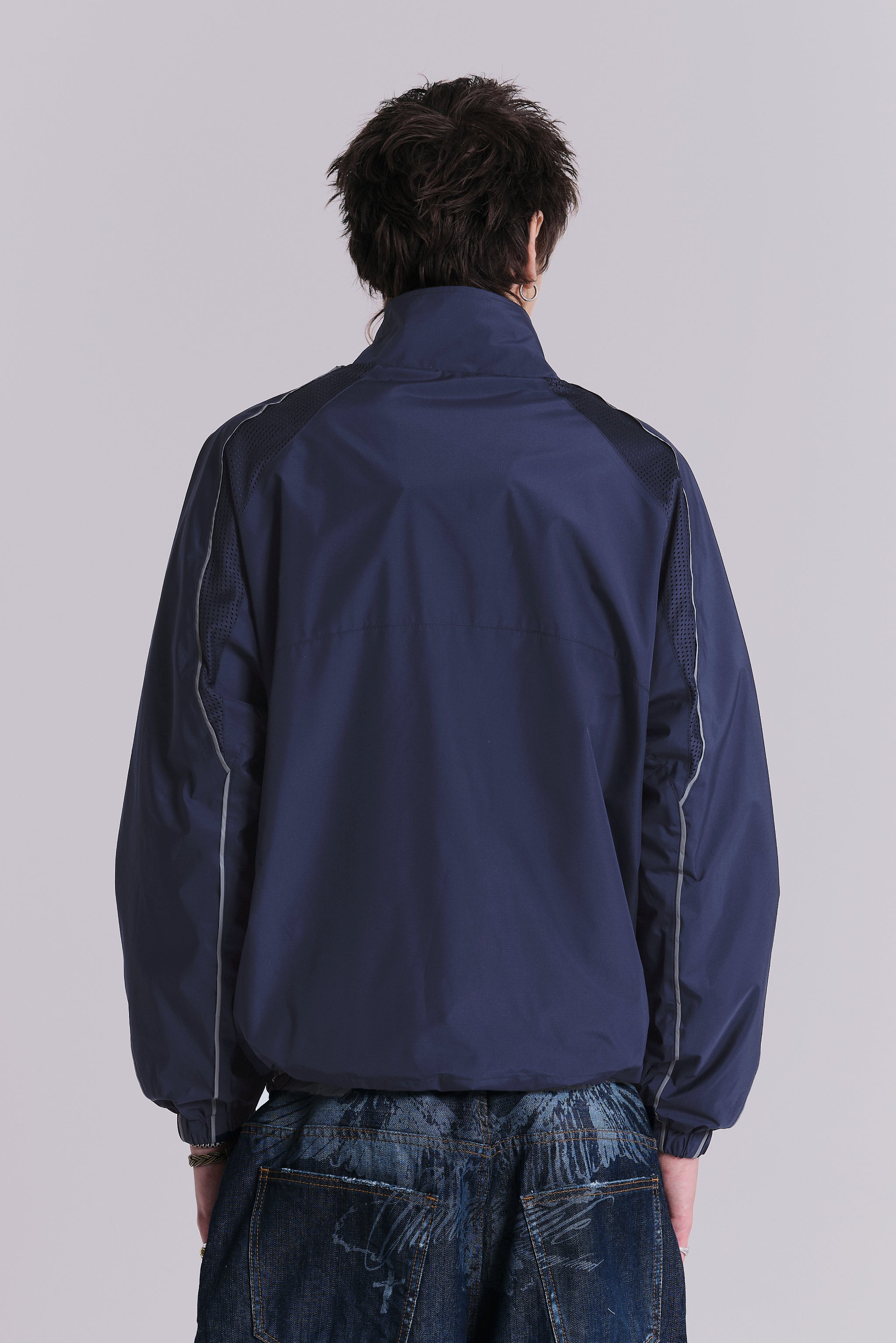 Navy Vapor Tracksuit Top