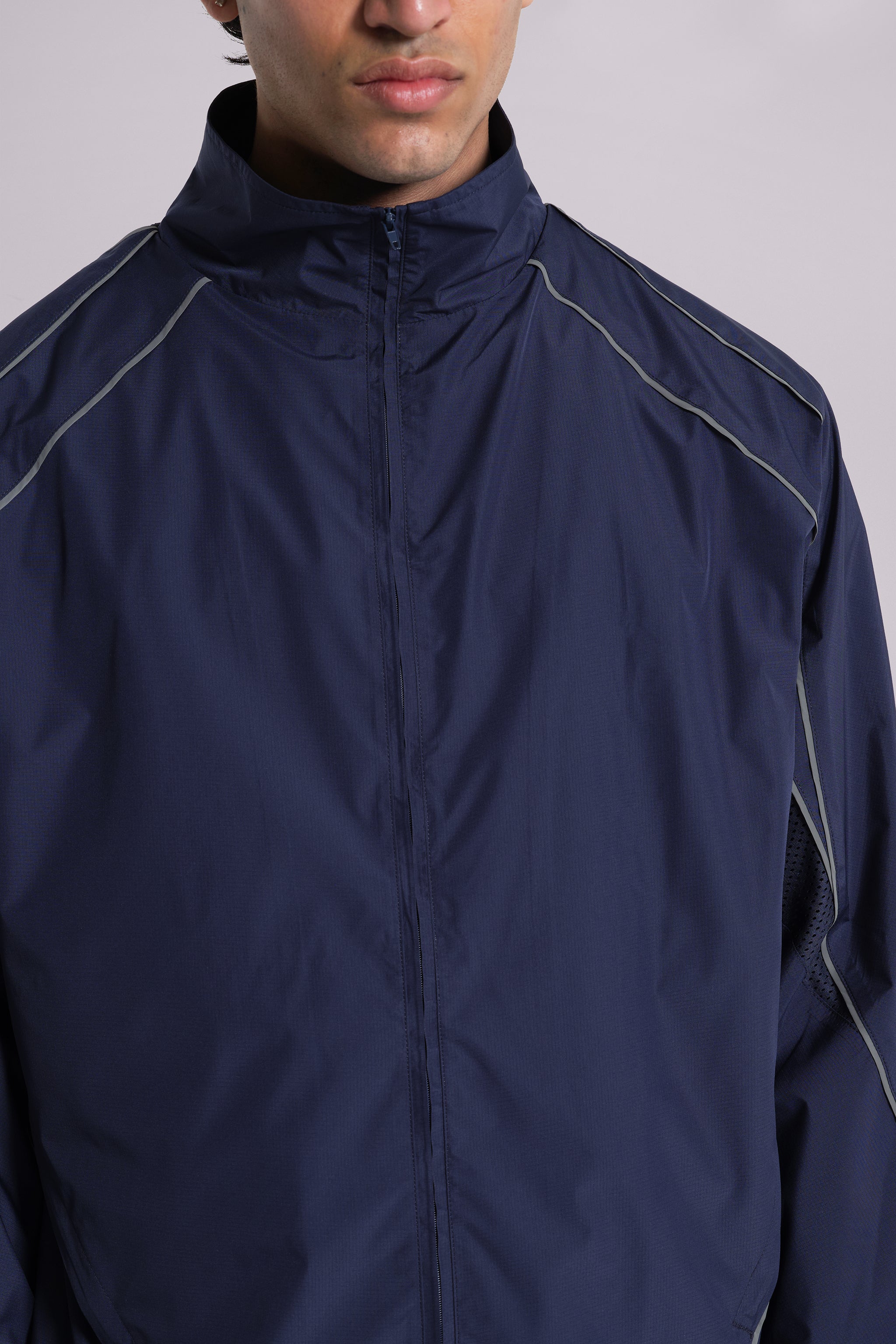 Navy Vapor Tracksuit Top