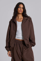 Brown Vapor Tracksuit Top