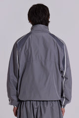 Grey Vapor Tracksuit Top