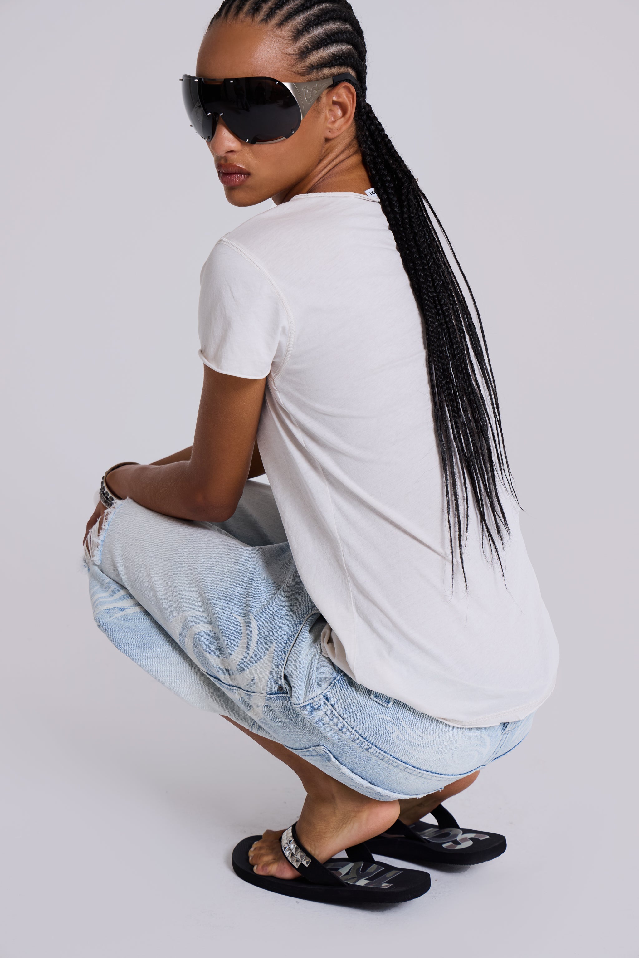 Tread Softly Studded Flip-Flop