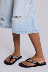 Tread Softly Studded Flip-Flop