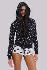 No.13 Polka Dot Football Mini Shorts