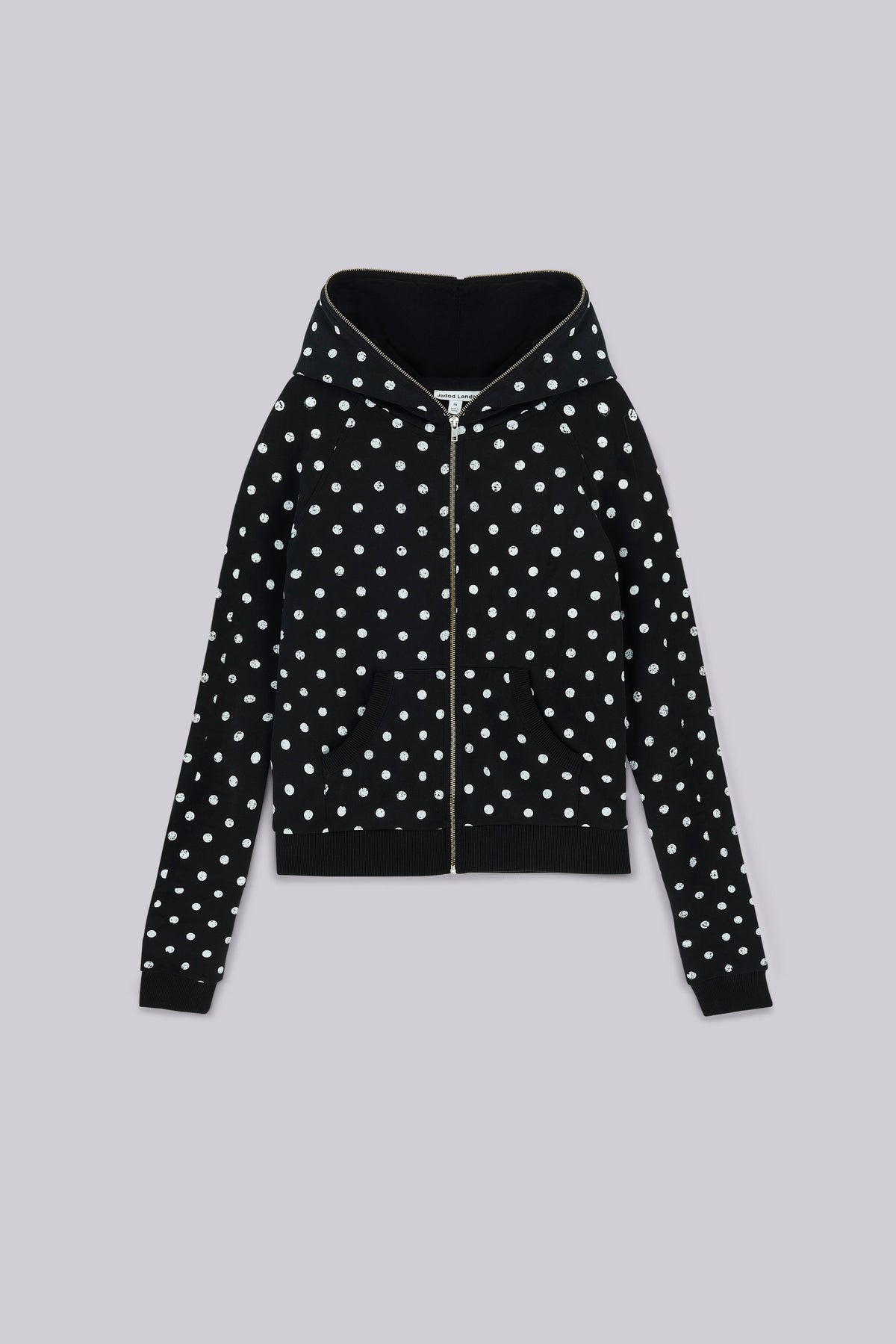 Mono Black Polkadot Hoodie