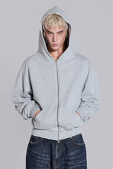 Grey Oversized Monster Hoodie