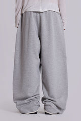 Grey Marl Baggy Monster Joggers