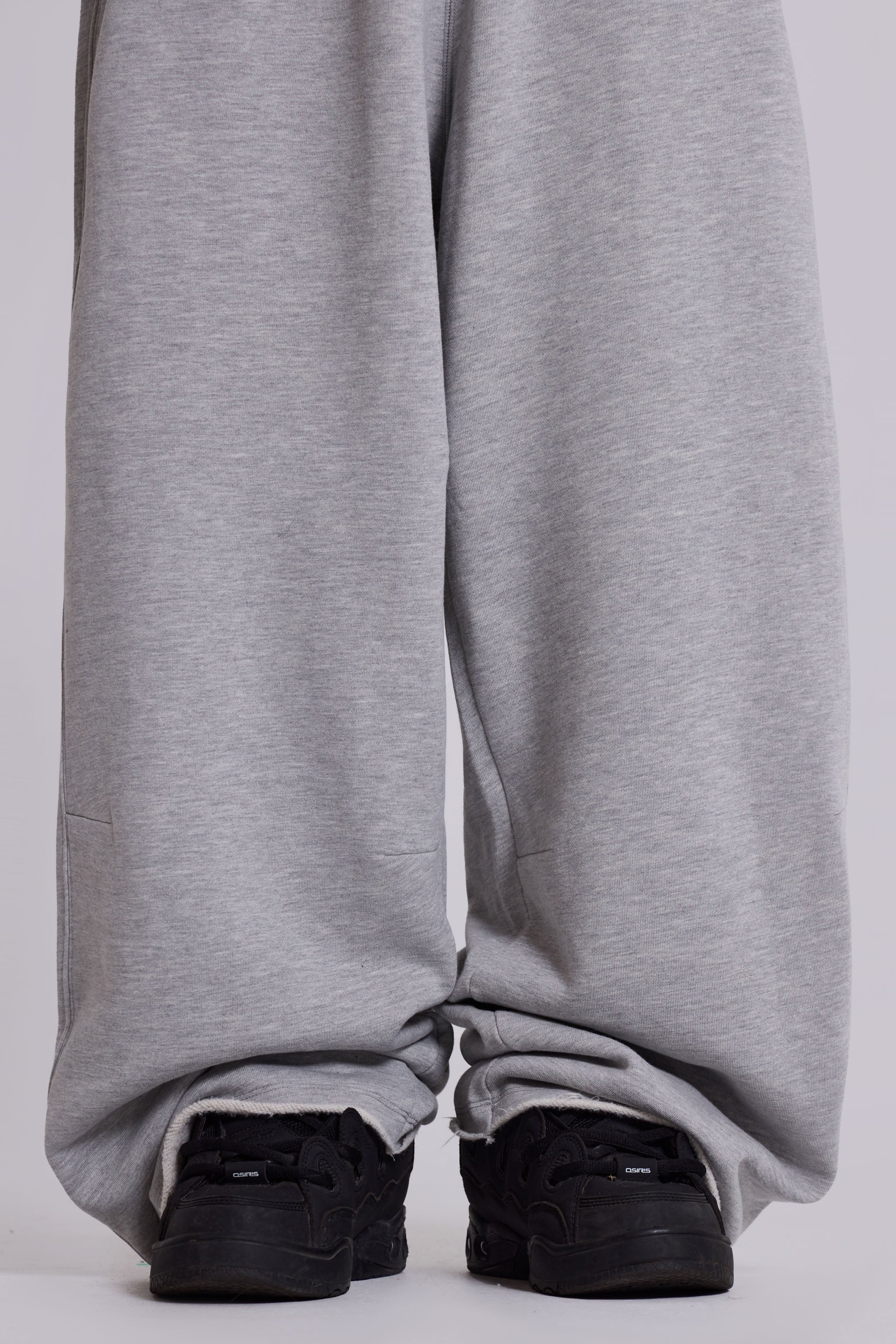 Grey Marl Baggy Monster Joggers