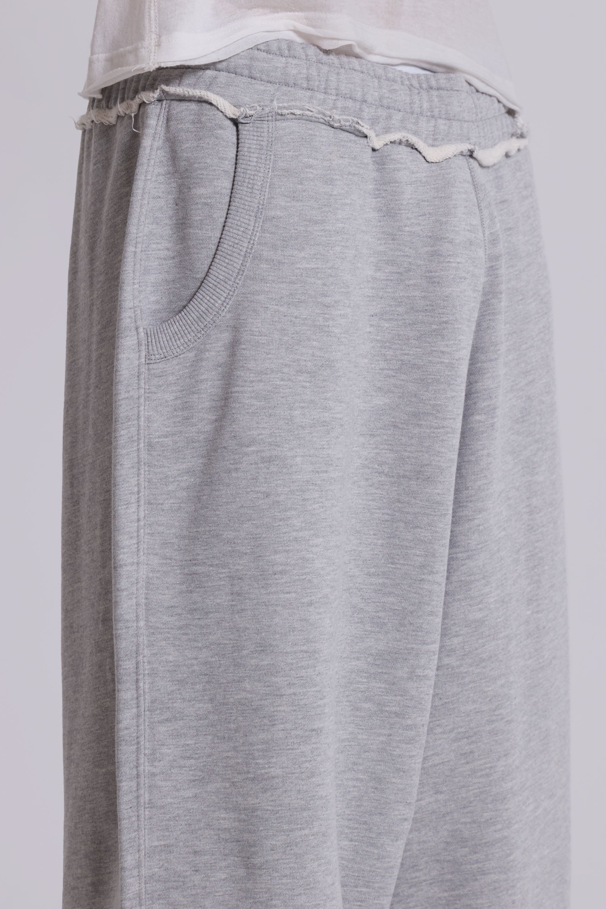 Grey Marl Baggy Monster Joggers