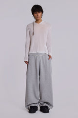 Grey Marl Baggy Monster Joggers