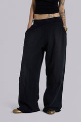 Black Baggy Monster Joggers