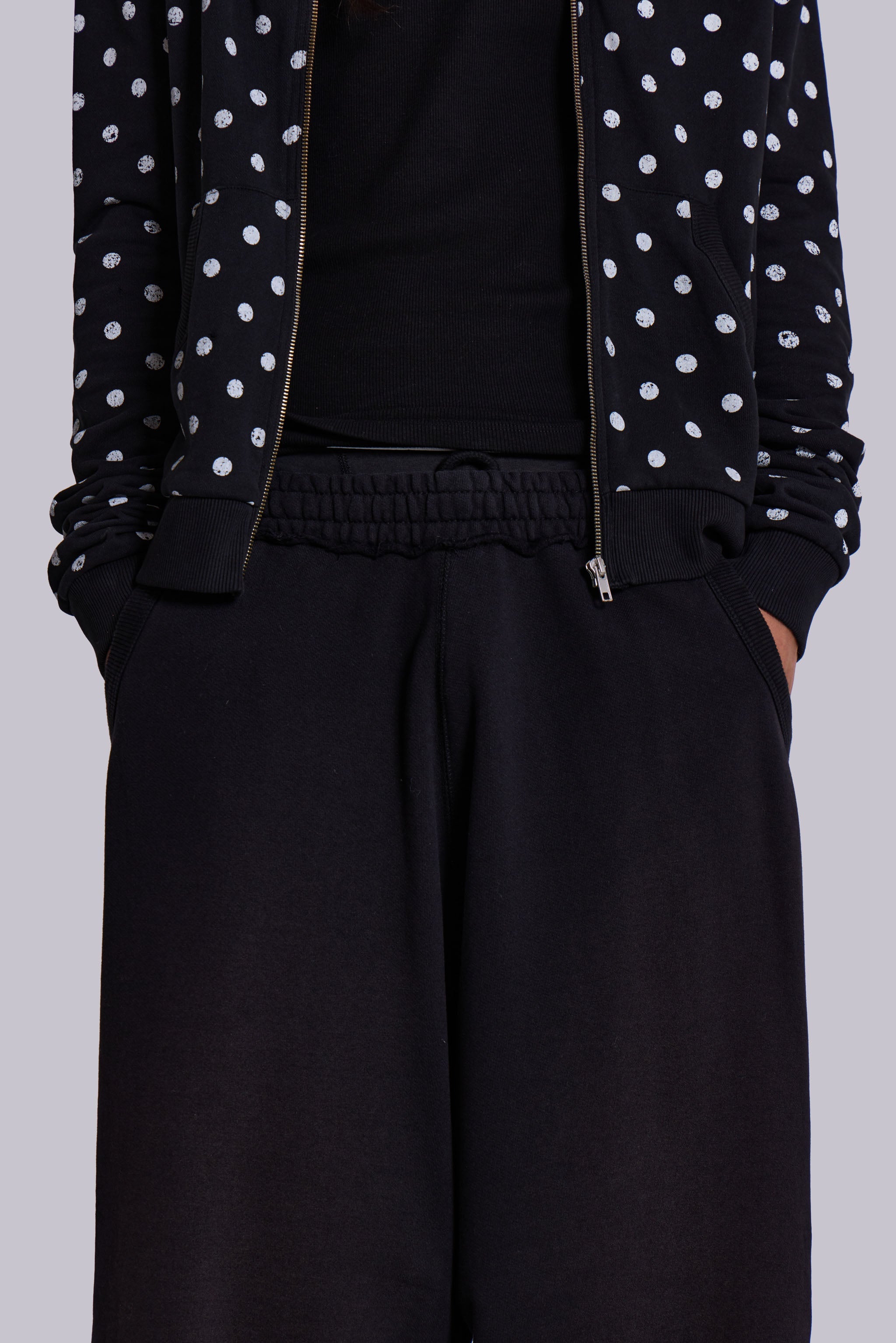 Black Baggy Monster Joggers