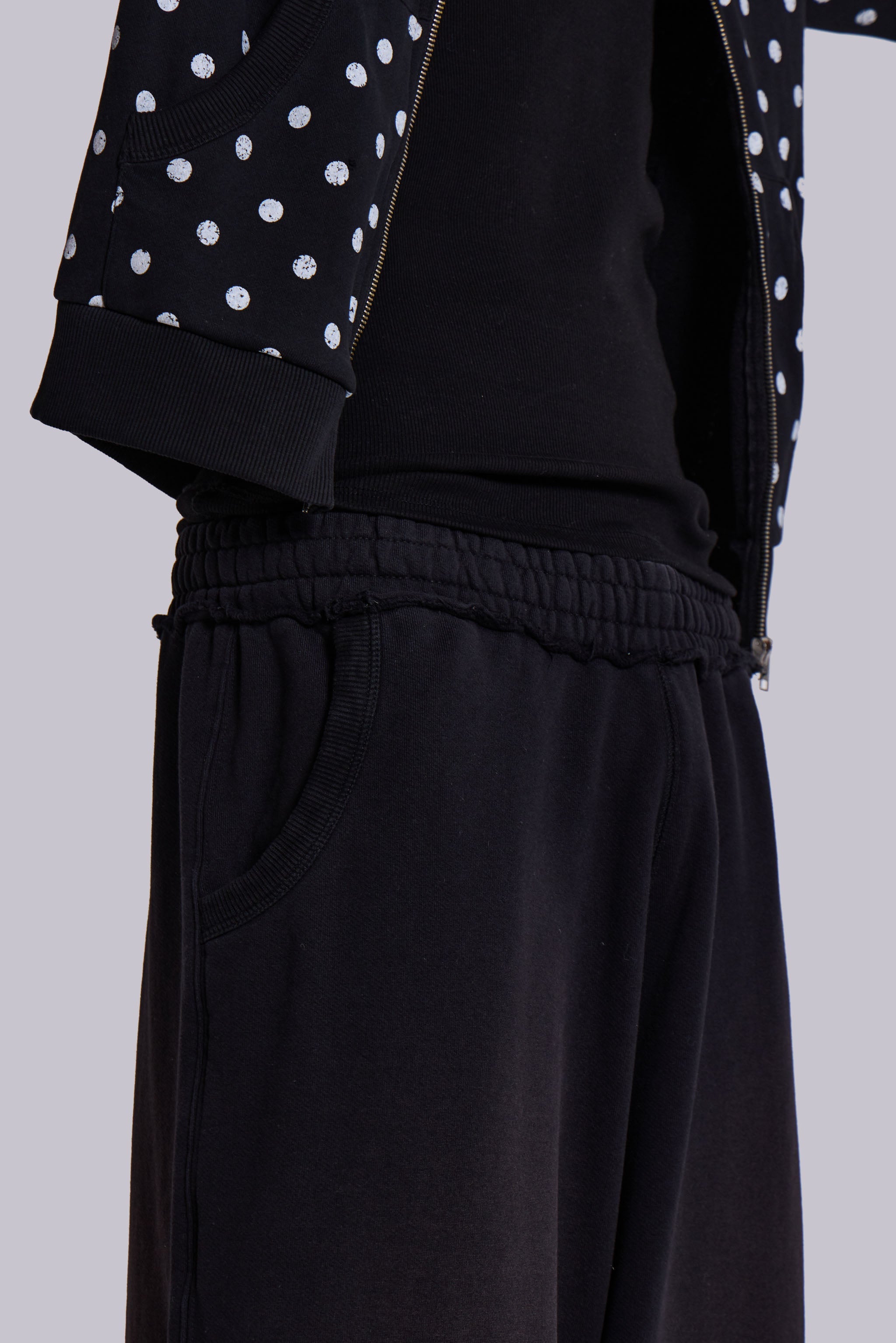 Black Baggy Monster Joggers