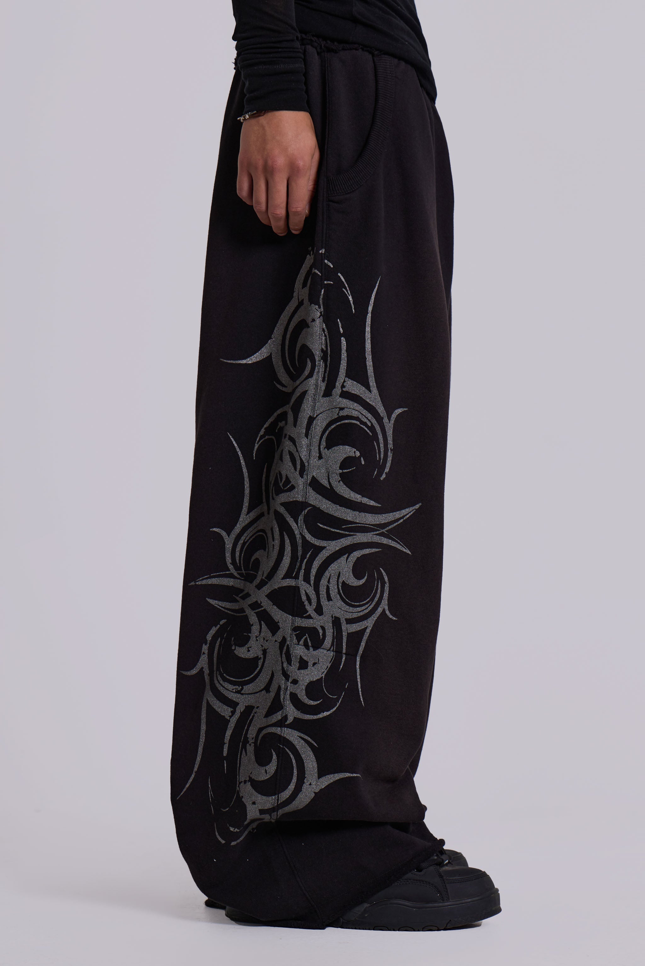 Black Baggy Blade Joggers