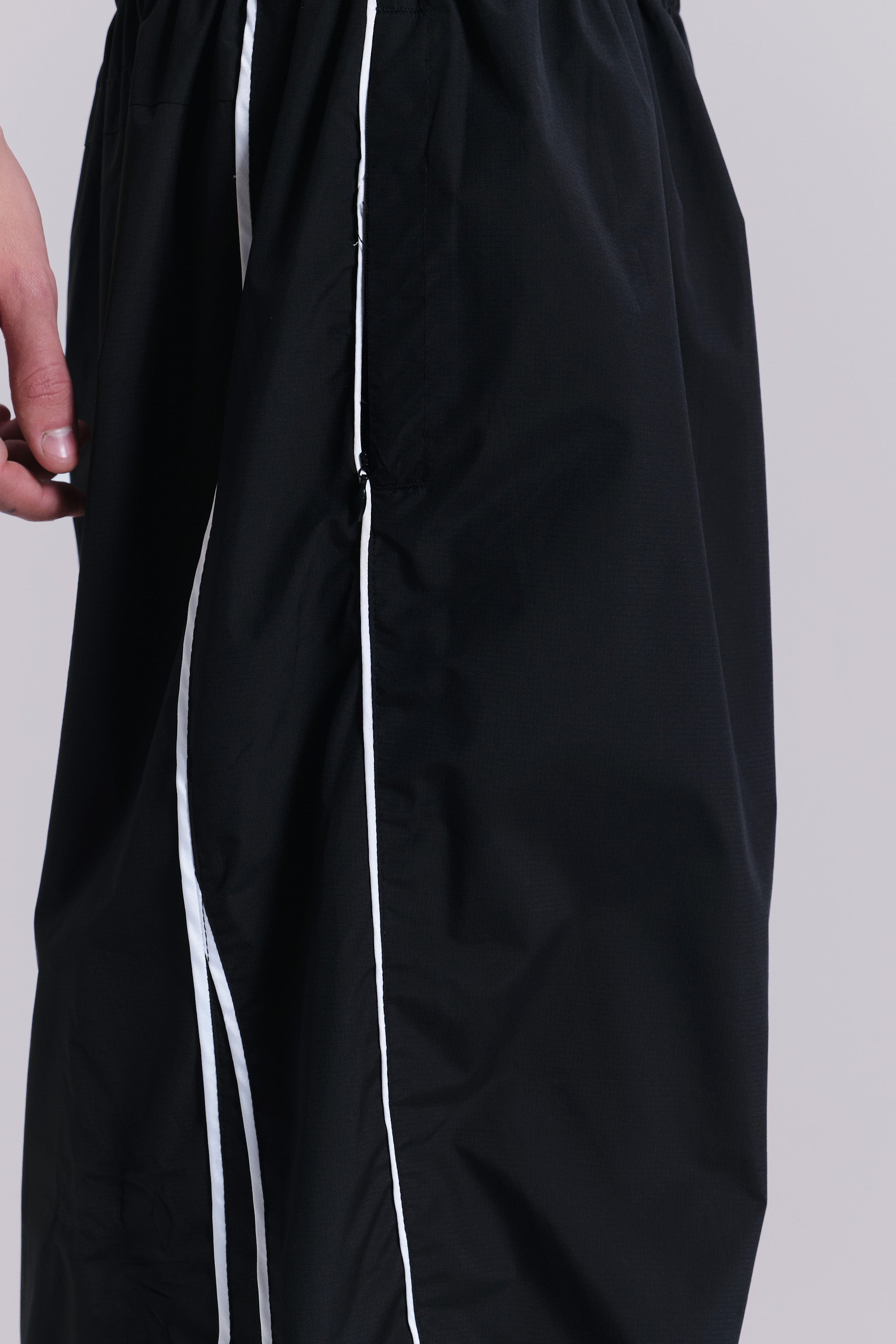 Black Vapor Tracksuit Bottoms