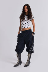 Black Vapor 3/4 Shorts