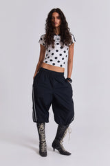 Black Vapor 3/4 Shorts