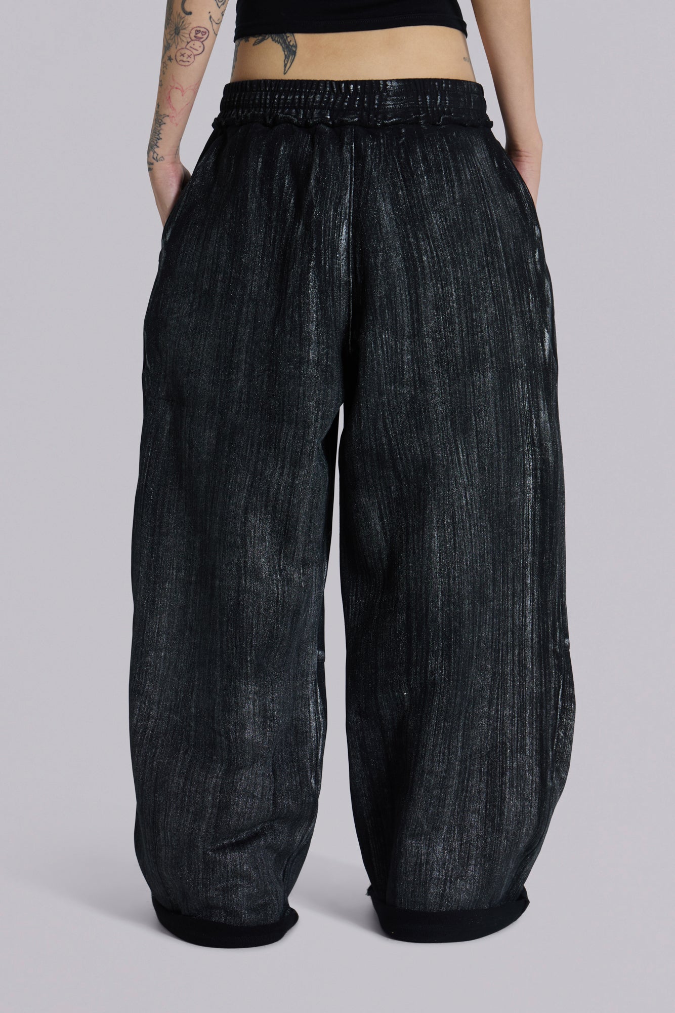 Gunmetal Wash Monster Joggers