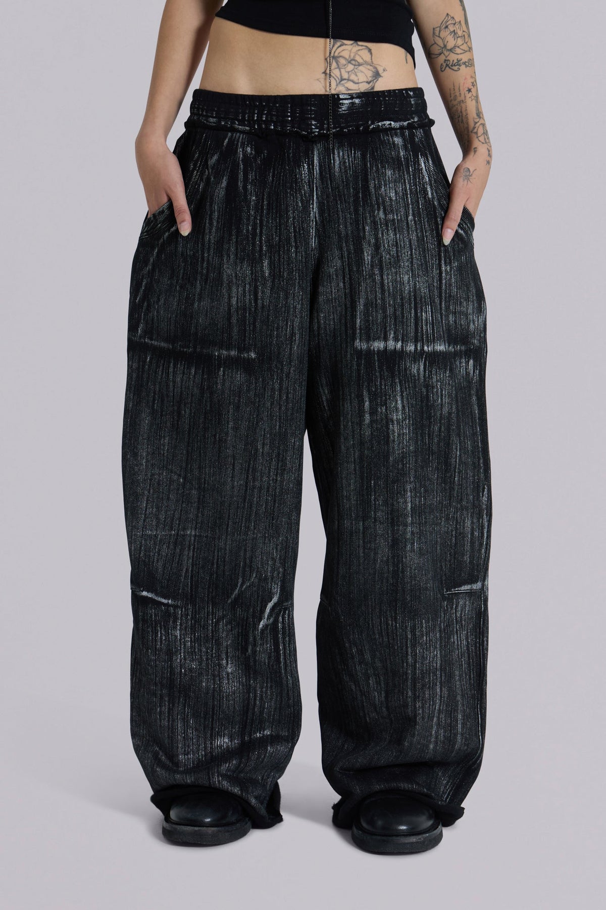 Gunmetal Wash Monster Joggers