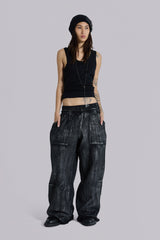 Gunmetal Wash Monster Joggers