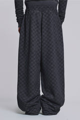 Checkerboard Baggy Monster Joggers
