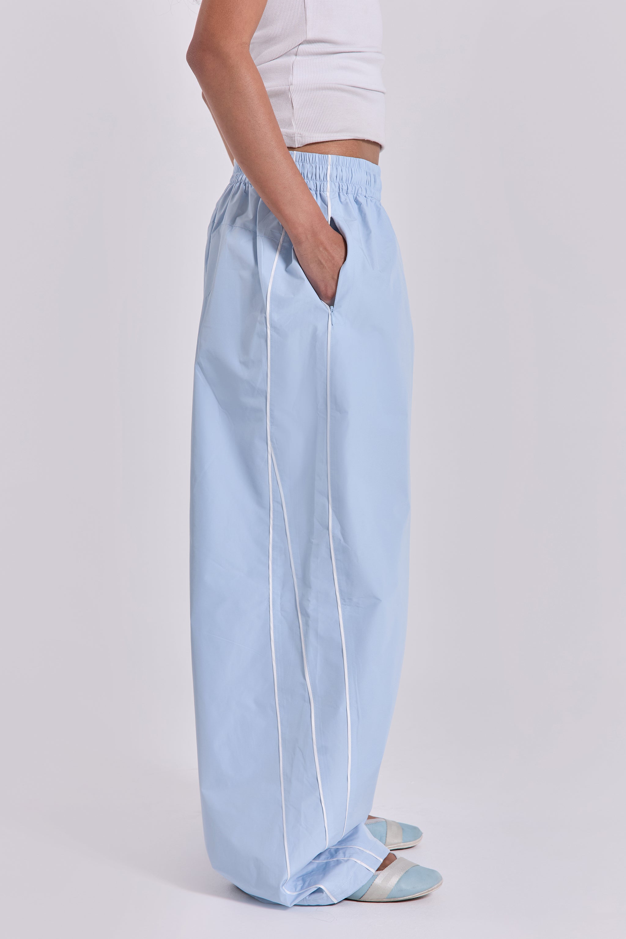 Blue Vapor Tracksuit Bottoms