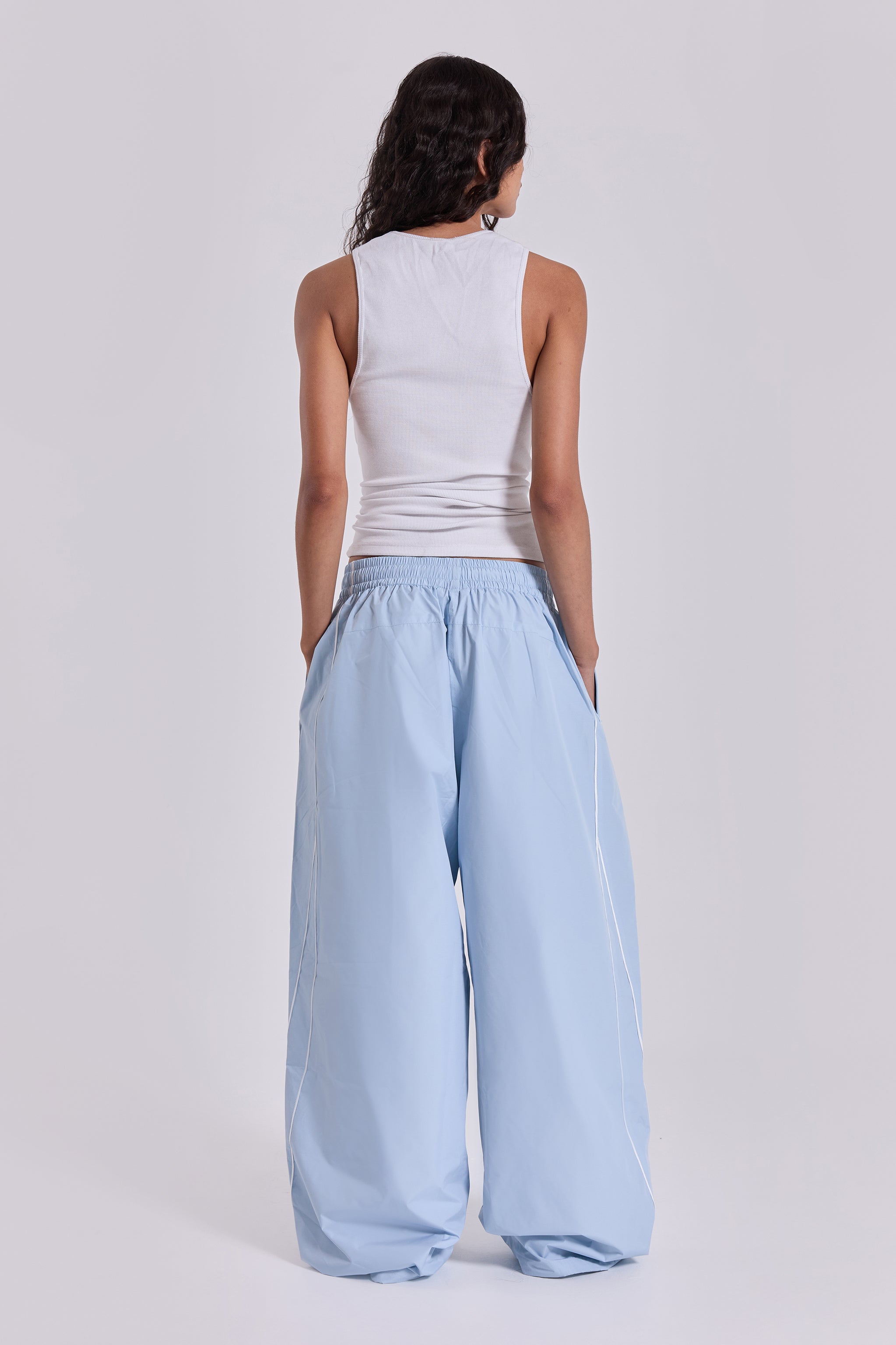 Blue Vapor Tracksuit Bottoms