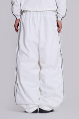 White Vapor Tracksuit Bottoms