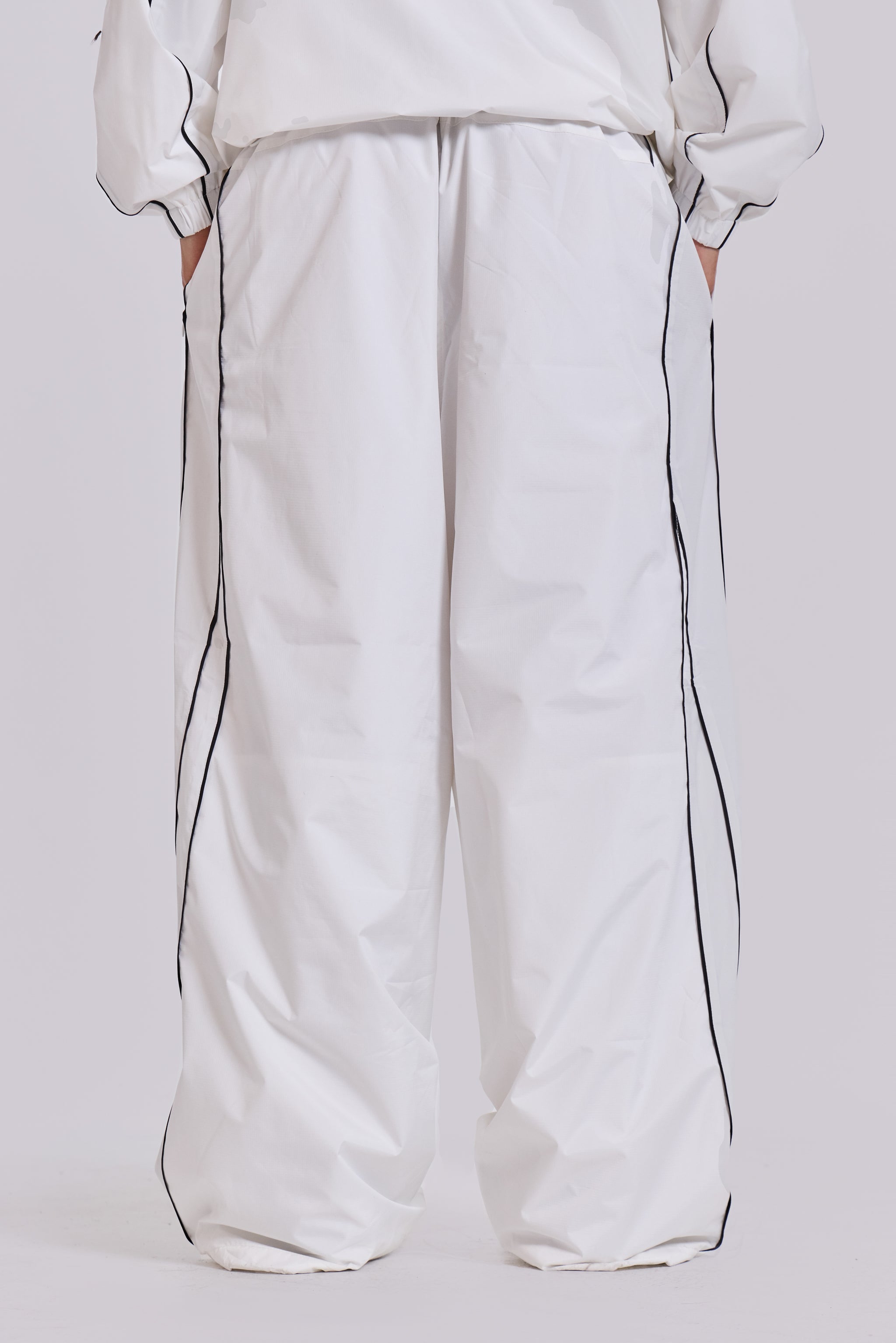 White Vapor Tracksuit Bottoms