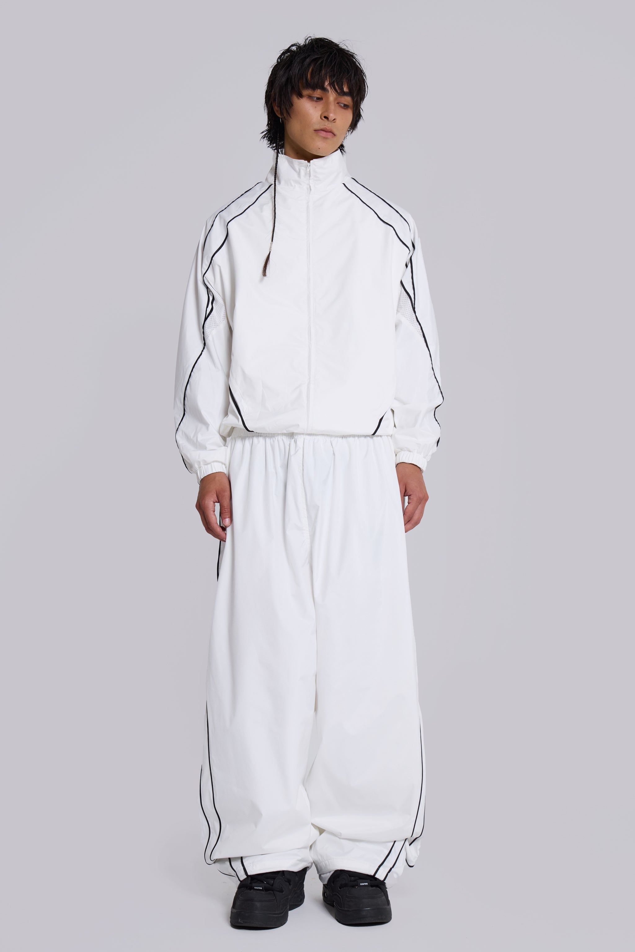 White Vapor Tracksuit Bottoms