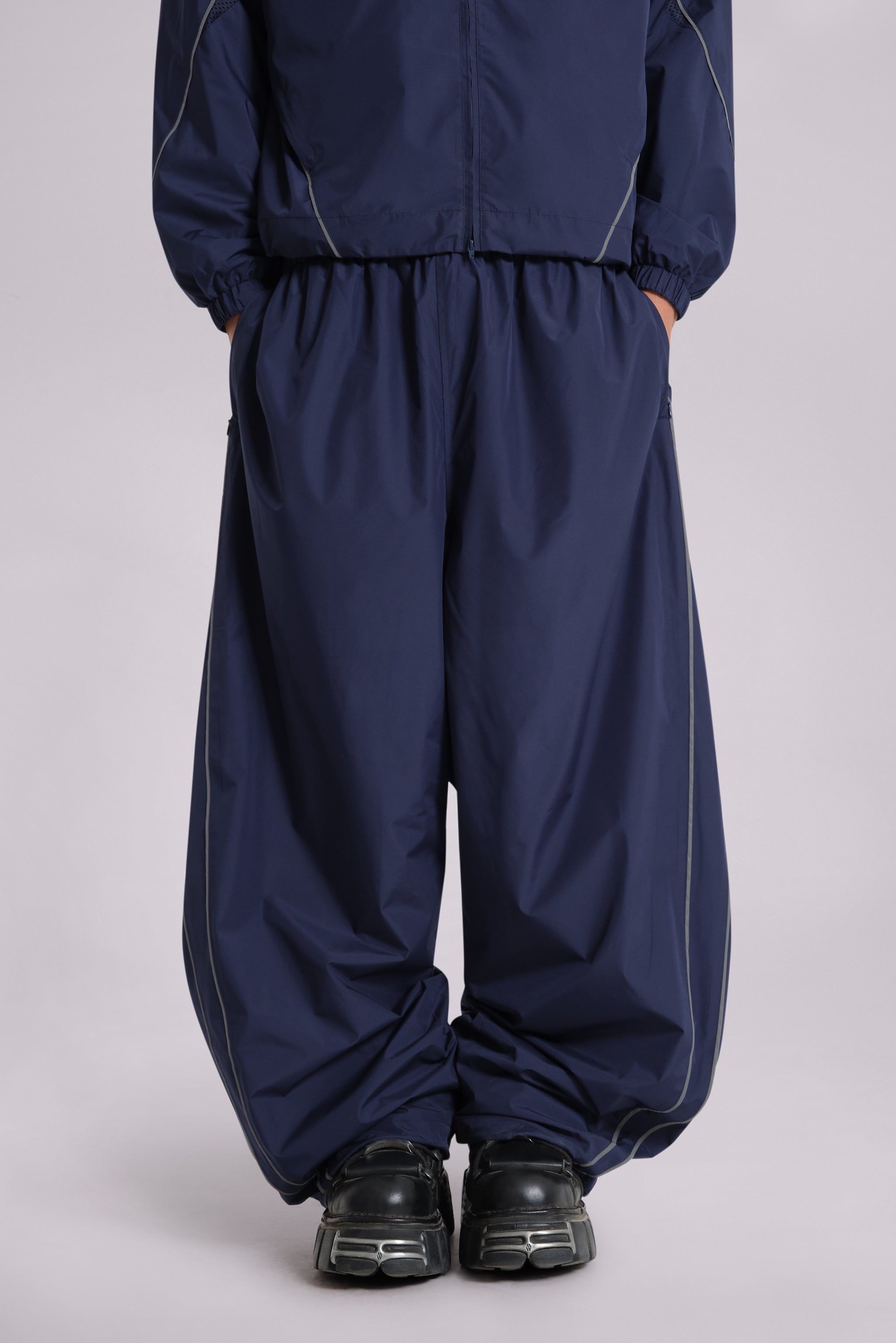 Navy Vapor Tracksuit Bottoms