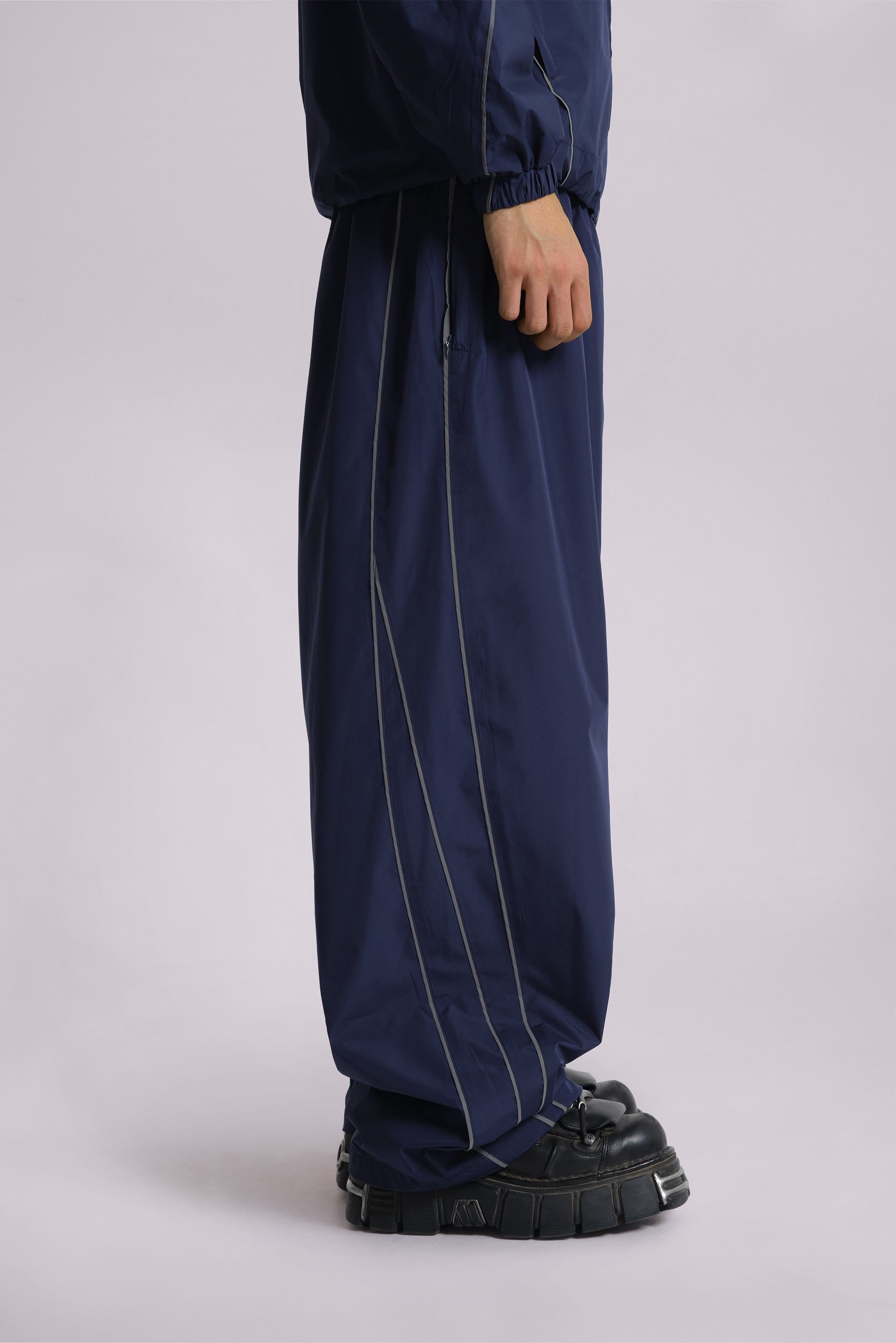 Navy Vapor Tracksuit Bottoms