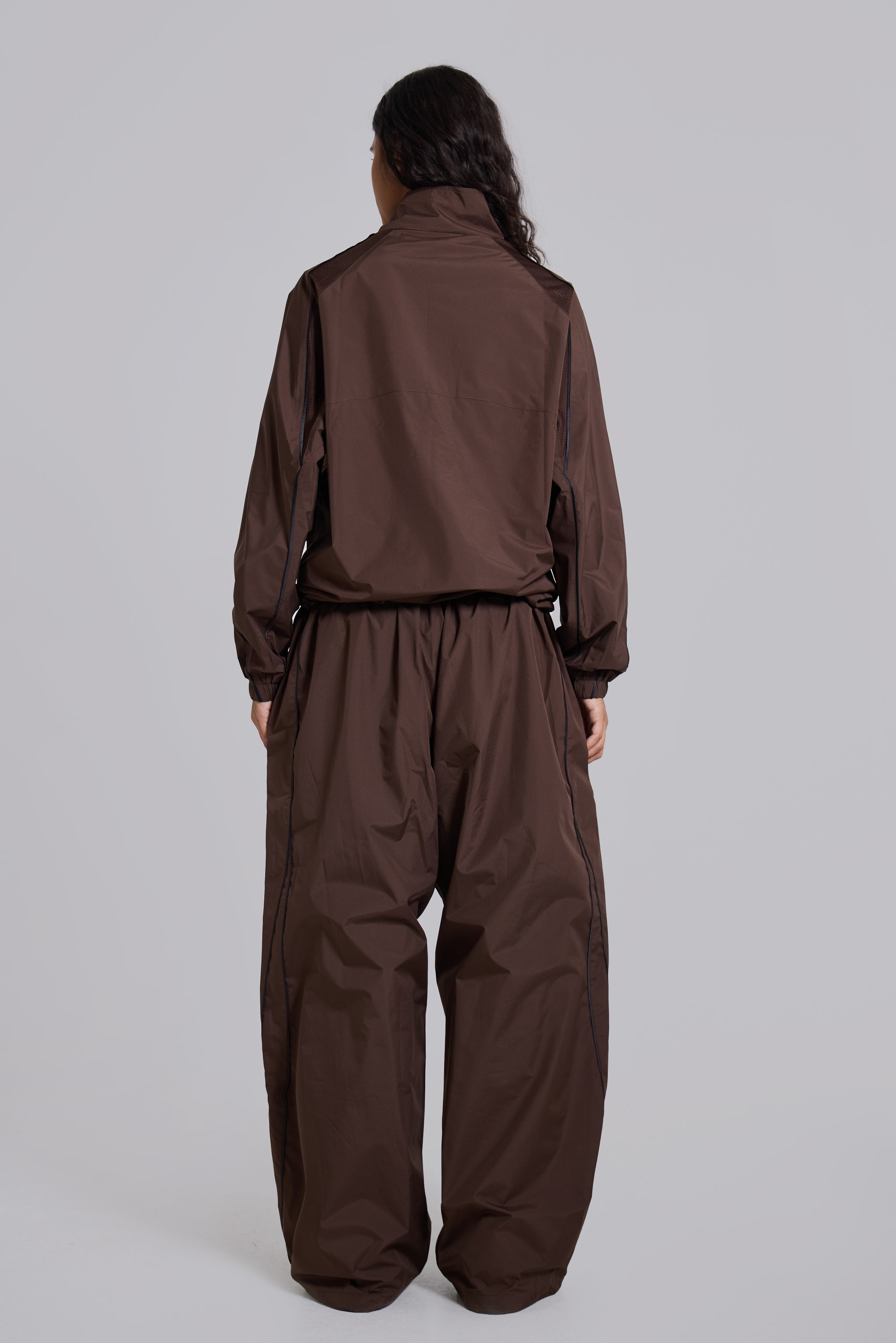 Brown Vapor Tracksuit Bottoms