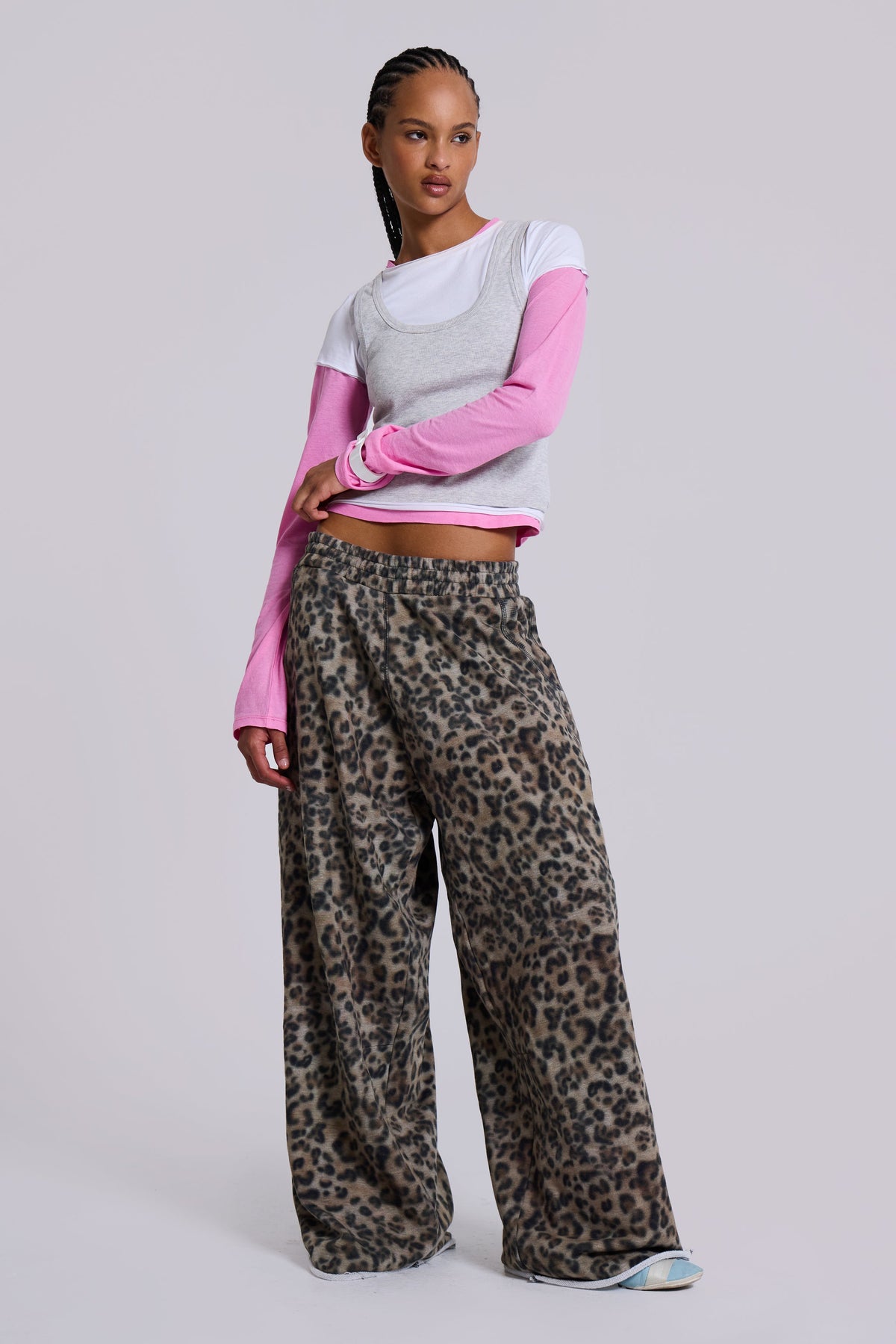 Airbrush Leopard Monster Joggers