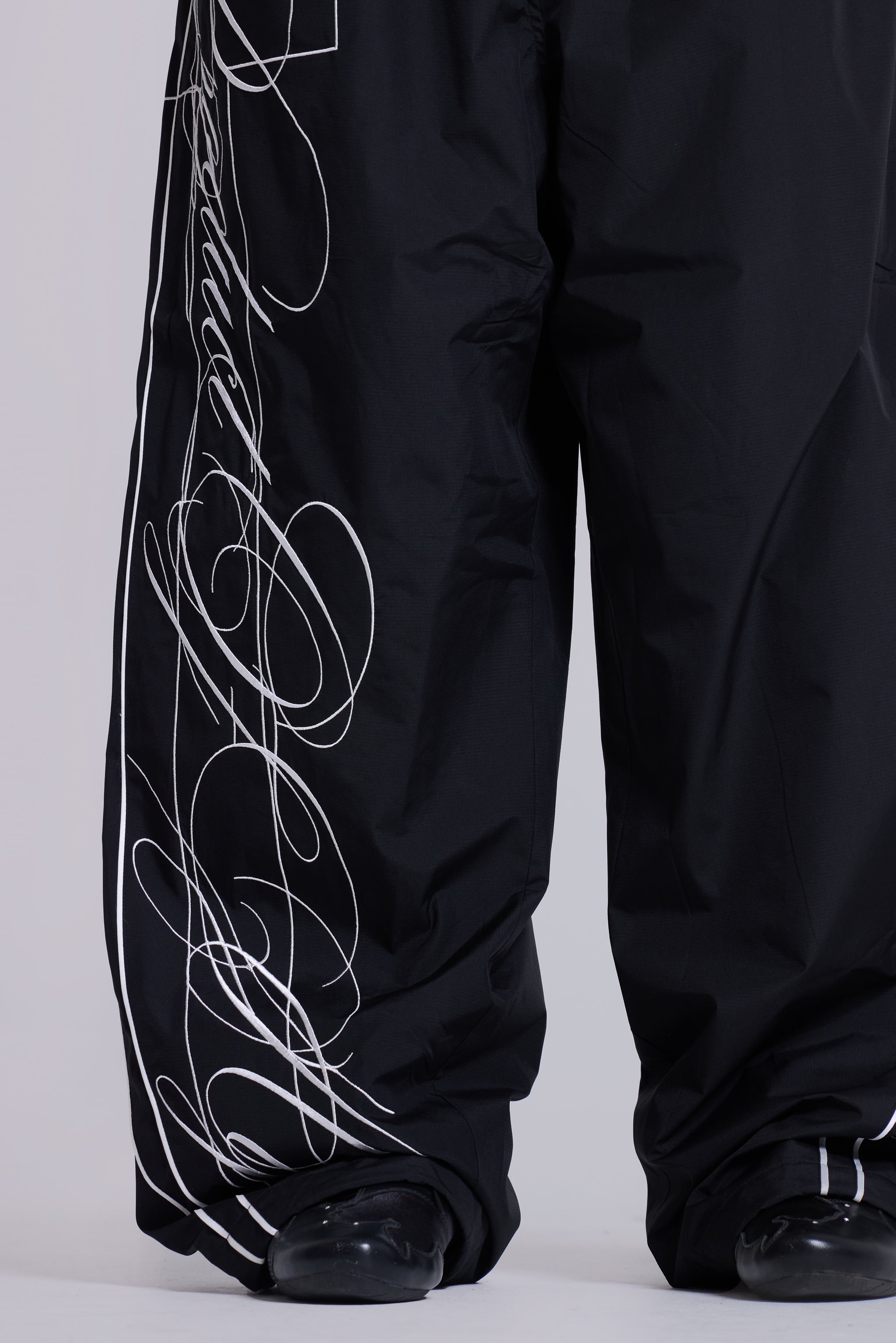 P.O.A. Black Vapor Tracksuit Bottoms