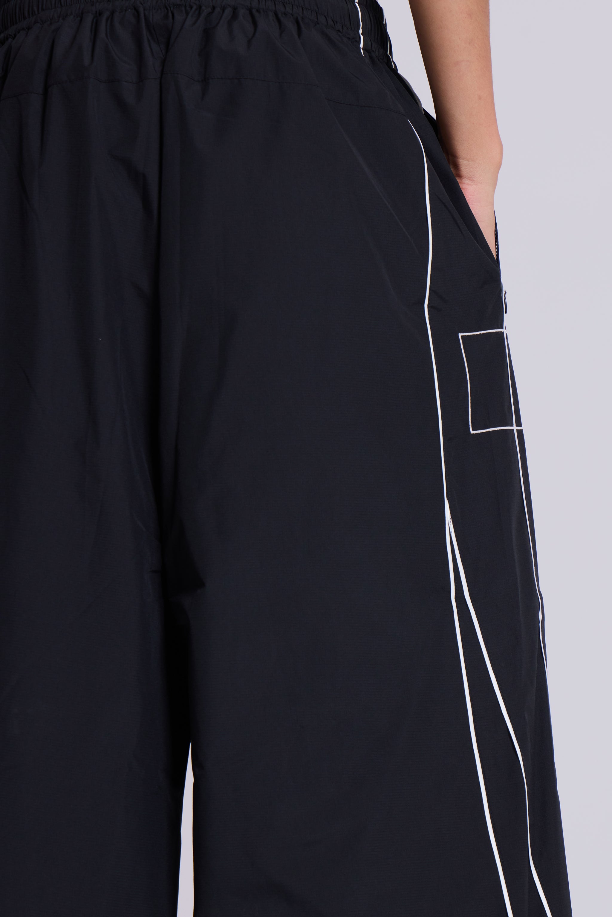 P.O.A. Black Vapor Tracksuit Bottoms