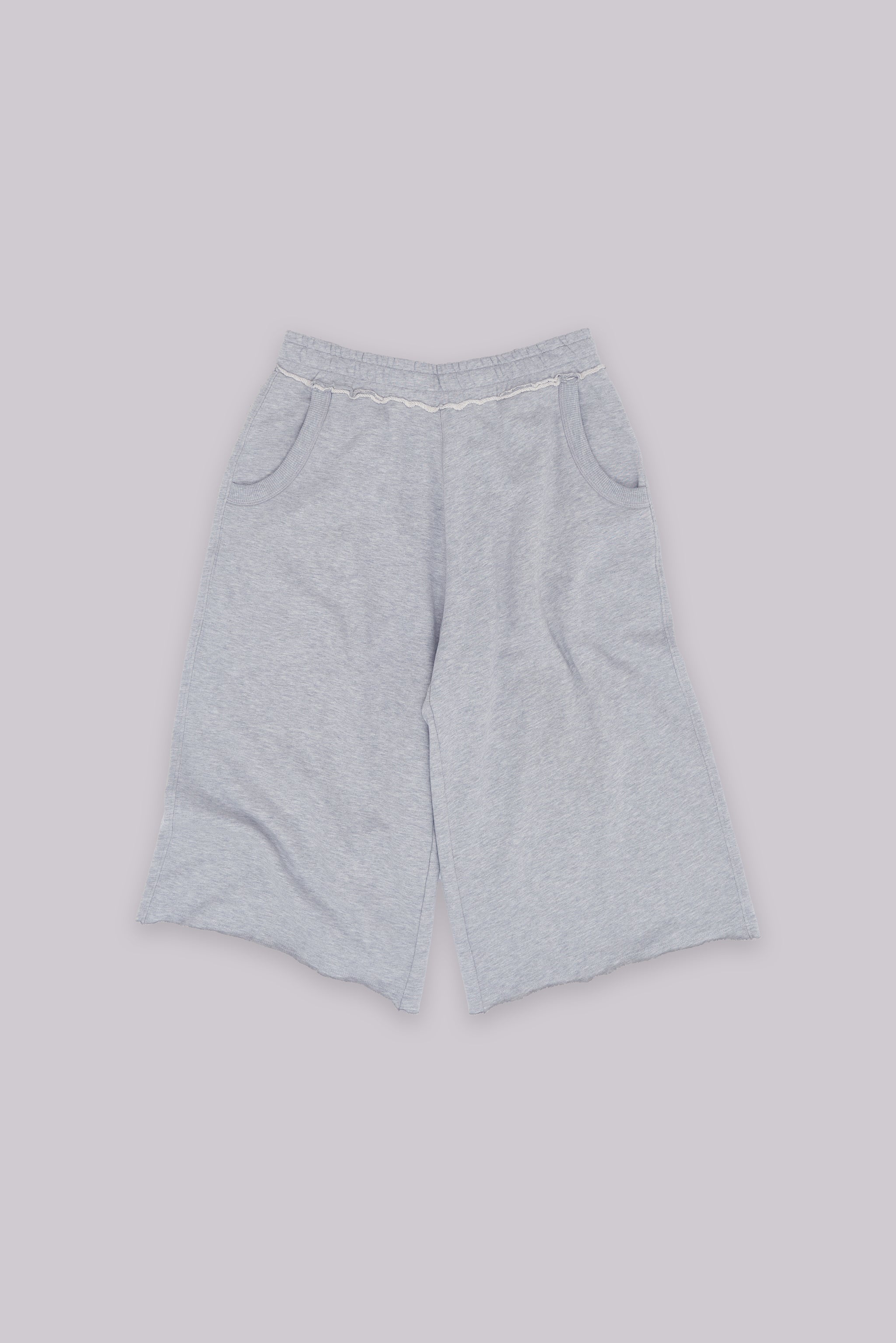 Monster 3/4 Grey Marl Shorts