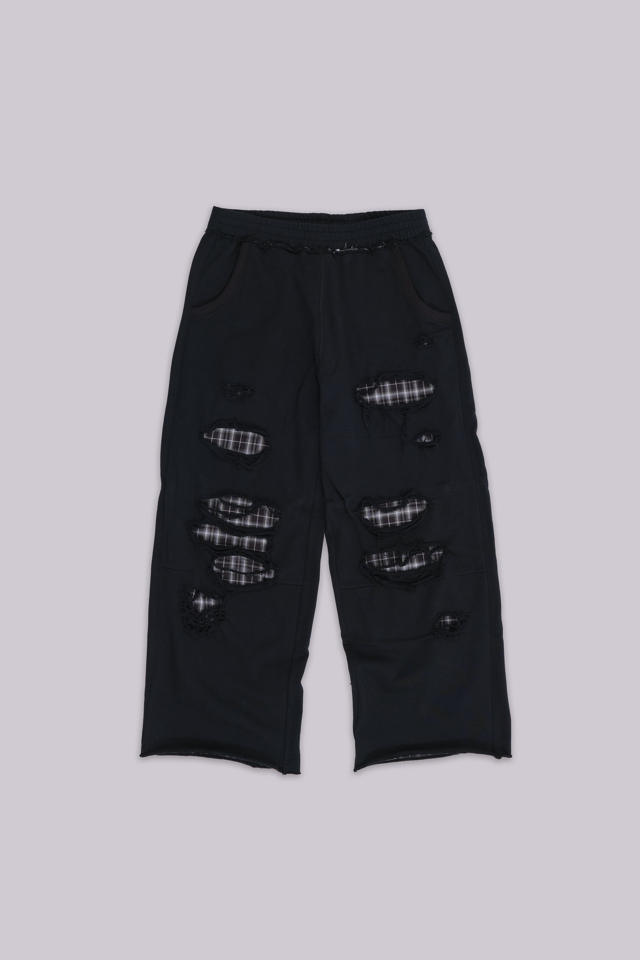 Check Layered Monster Joggers