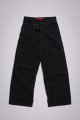 Solid Black Low Rise Colossus Jeans