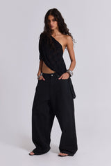 Solid Black XL Colossus Jeans