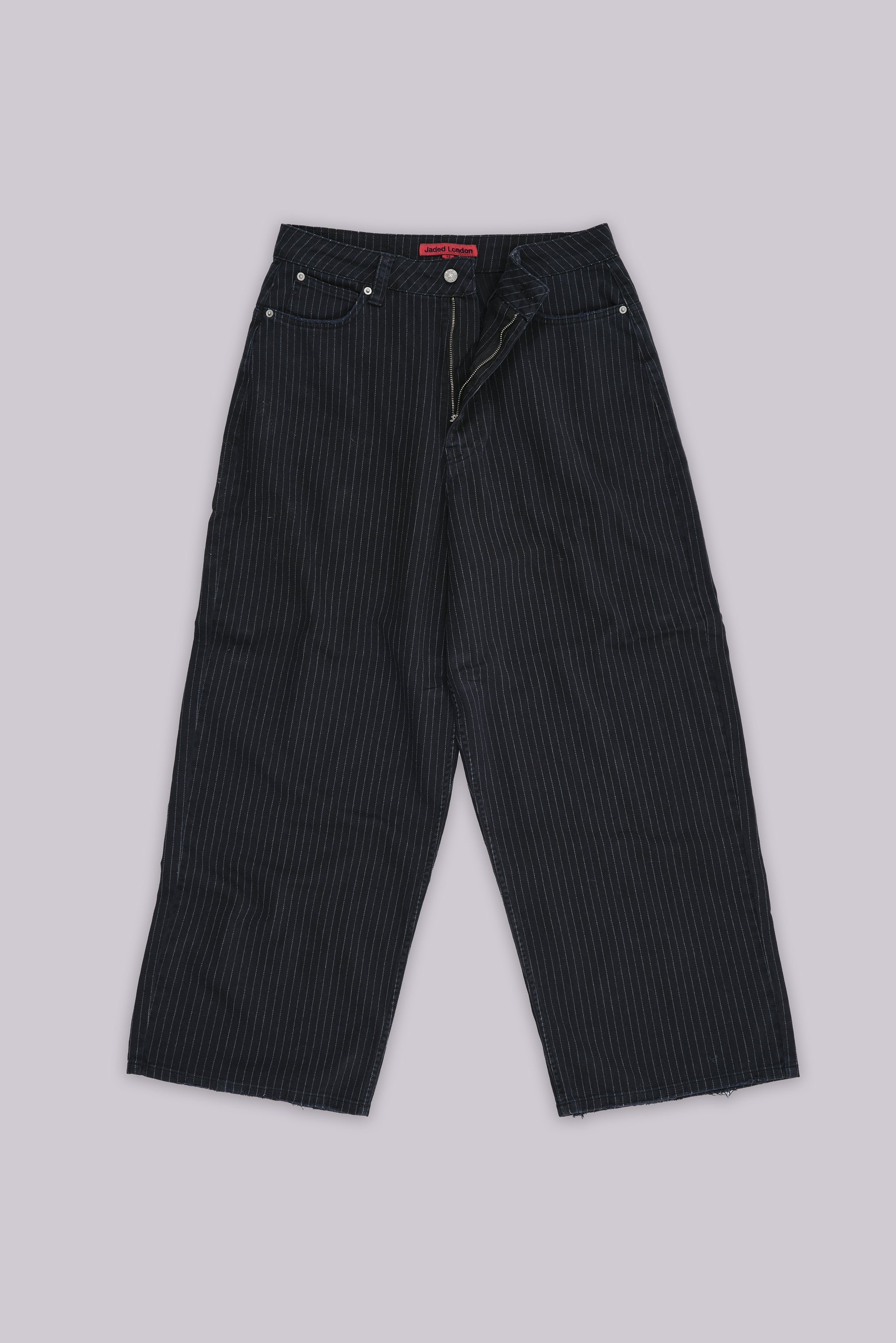 Black Pinstripe XL Colossus Jeans