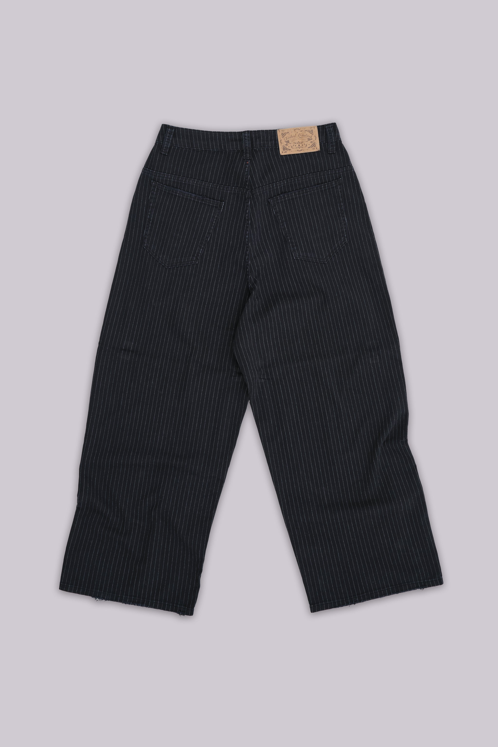Black Pinstripe XL Colossus Jeans