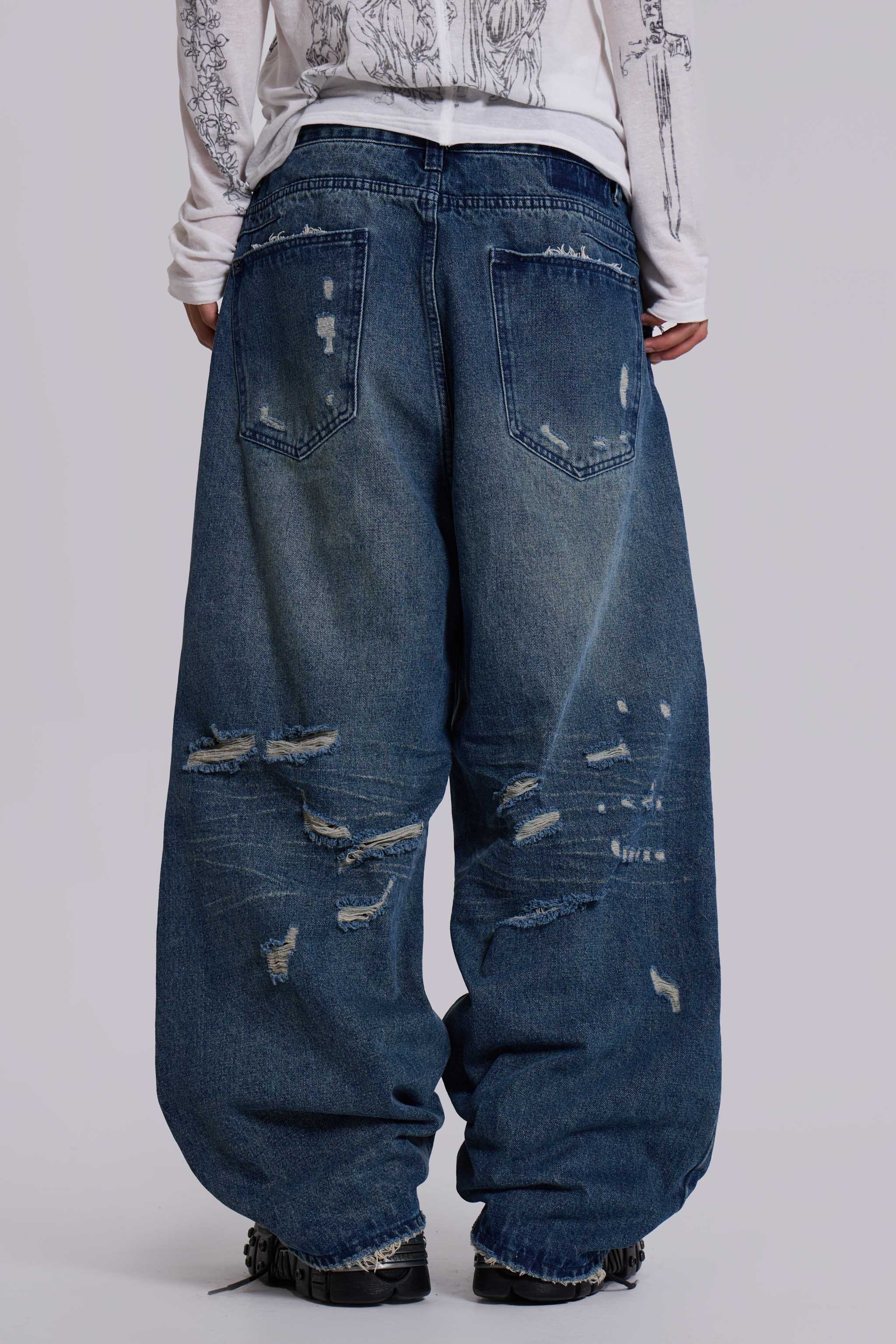 Destroyed XL Colossus Jeans