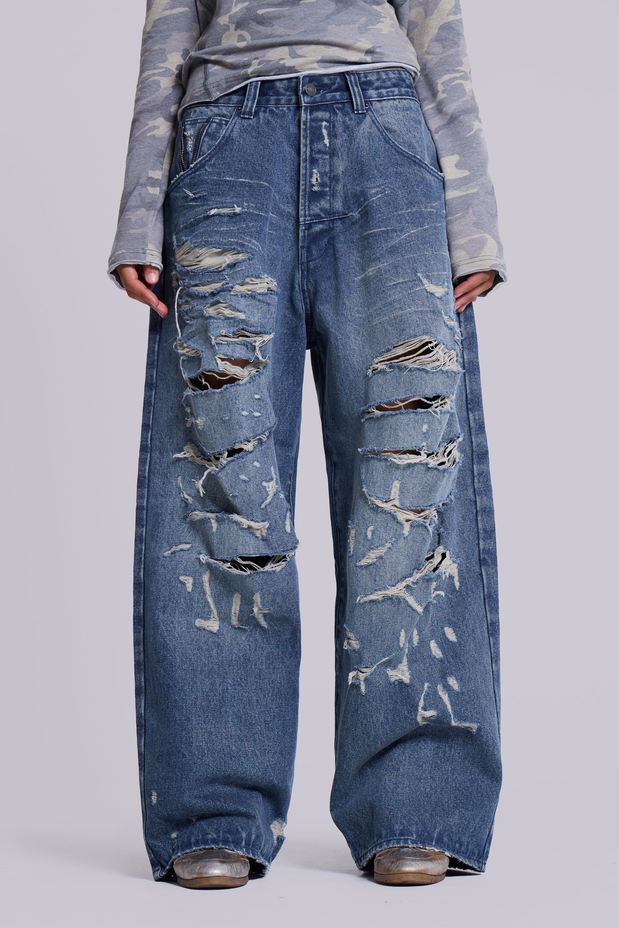 Destroyed XL Colossus Jeans